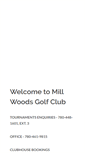 Mobile Screenshot of millwoodsgolfcourse.com